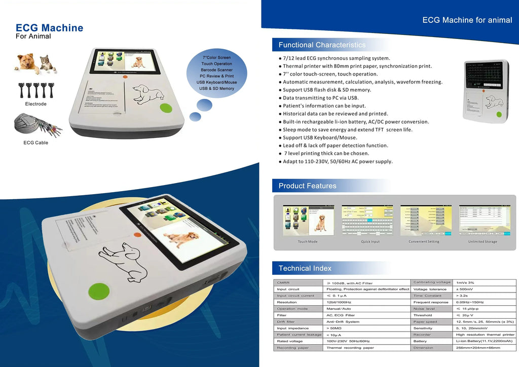 Portable pet  machine VET  machine   equipment for animals