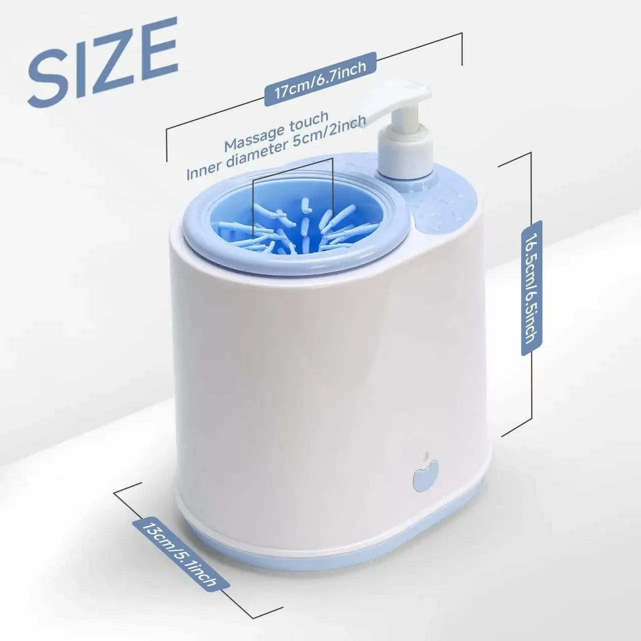 Pet Feet Washer Electrical Pet Paw Cleaner Automatic Pet Foot Cleaning Cup Portable Quick Low Noise Dog Cat Paw Cleaner